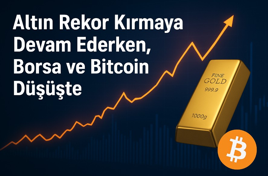 Altın ve Gümüş Rekor Kırarken Borsa, Petrol ve Kripto Düşüyor